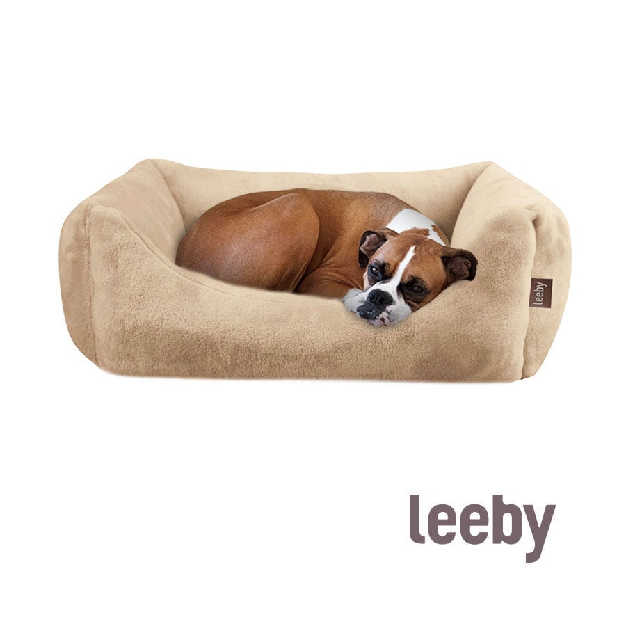 Leeby Cojín Acolchado Beige para perros image number null